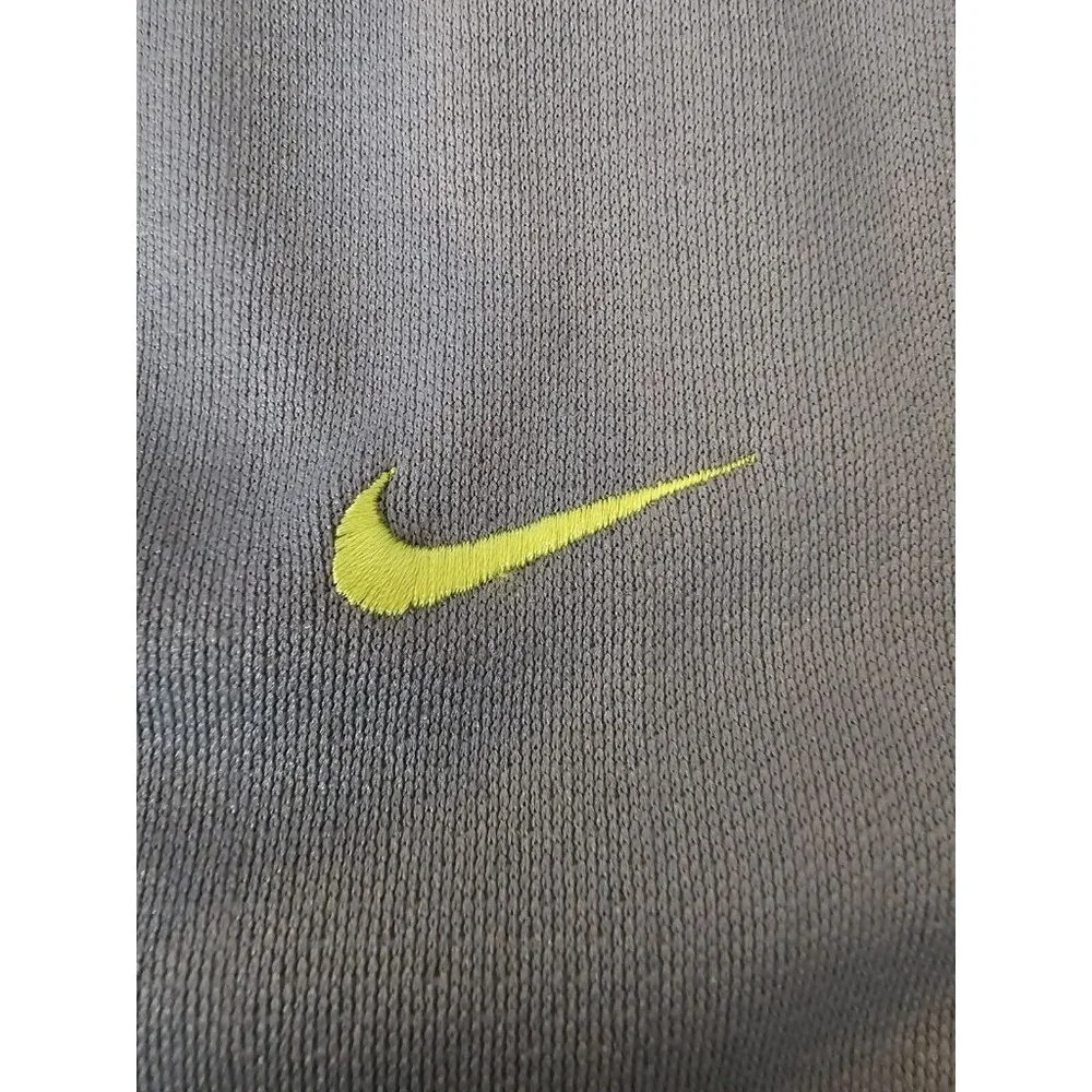 Nike Vintage Baseball Jersey Button‎ Up Spellout Embroidered Gray 2XL Swoosh 90s